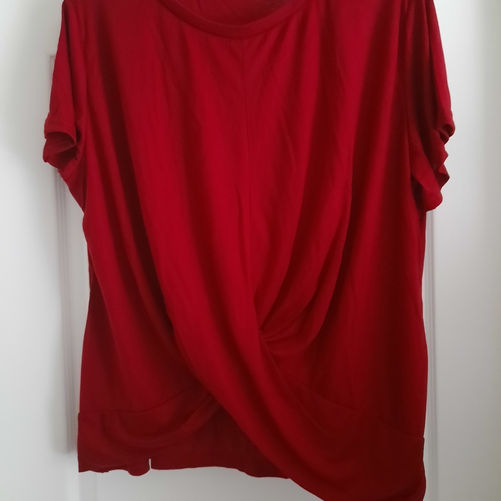 Elegant Red Women's Top